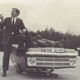 Bob Lutz celebrating the Opel Kadett’s J-Turn abilities.